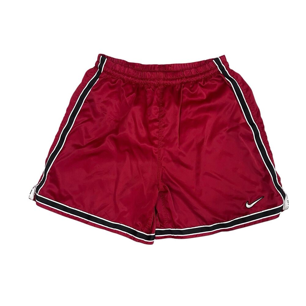 Vintage Nike Satin Soccer Shorts Men’s Size L Red